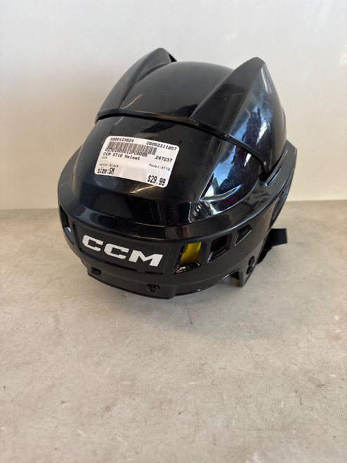 Vist Large View of Product Image Which is Used CCM XT10 Hockey Helmet Only Black SM