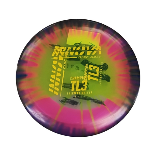 Vist Large View of Product Image Which is Used Innova CHAMPION TL3 Disc Golf Mid Range Purple 172g