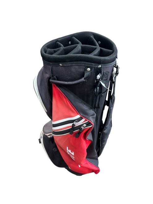 Vist Large View of Product Image Which is Used Top Flite RED CART BAG Mens Cart Bag Red