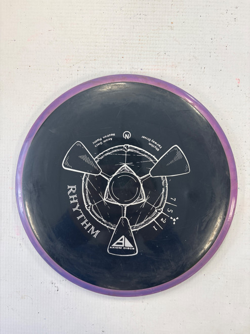 Vist Large View of Product Image Which is Used Axiom RHYTHM 170G Disc Golf Driver Black