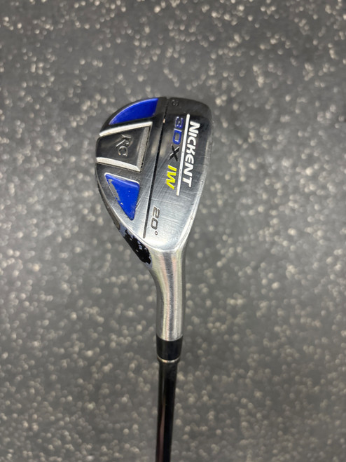 Vist Large View of Product Image Which is Used Nickent 3DX IW RC Mens Hybrid Club RH 3 Hybrid