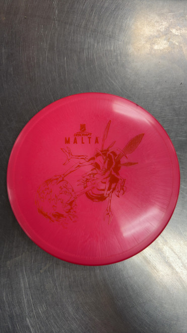 Vist Large View of Product Image Which is Used Discraft BIG Z MALTA Disc Golf Mid Range Red