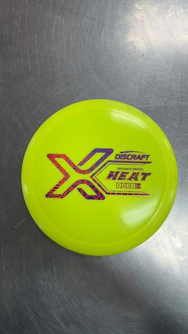 Vist Large View of Product Image Which is Used Discraft X HEAT Disc Golf Driver Yellow