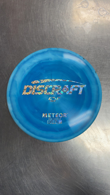 Vist Large View of Product Image Which is Used Discraft ESP METEOR Disc Golf Mid Range Royal Blue