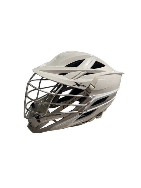 Vist Large View of Product Image Which is Used Cascade XRS Lacrosse Helmet White One Size