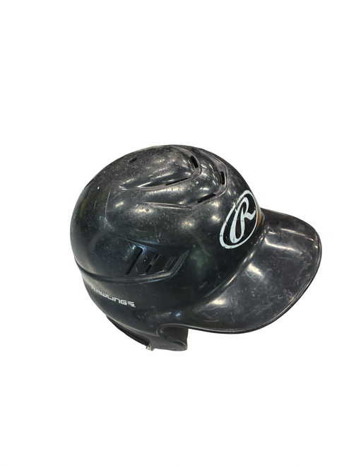 Vist Large View of Product Image Which is Used Rawlings HELMET Batting Helmet No Mask Black MD