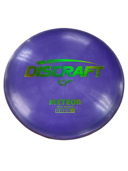 Vist Large View of Product Image Which is Used Discraft ESP METEOR Disc Golf Mid Range Purple 178g