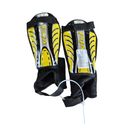 Vist Large View of Product Image Which is Used VICI SOCCER SHIN GUARDS Soccer Shin Guards Junior Yellow XS