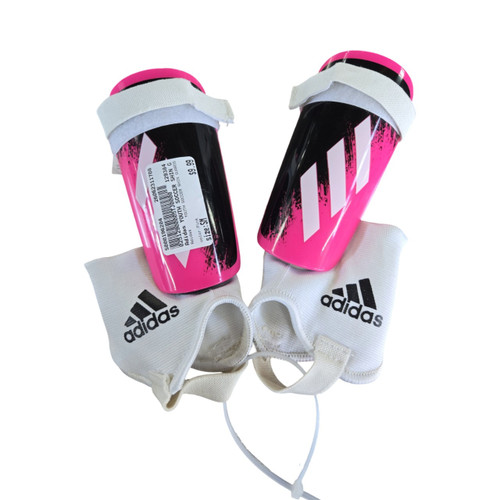Vist Large View of Product Image Which is Used Adidas YOUTH SOCCER SHIN GUARDS Soccer Shin Guards Youth Pink SM