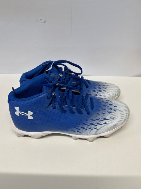 Vist Large View of Product Image Which is Used Under Armour Adult FB Cleats Royal Blue Senior 6.5