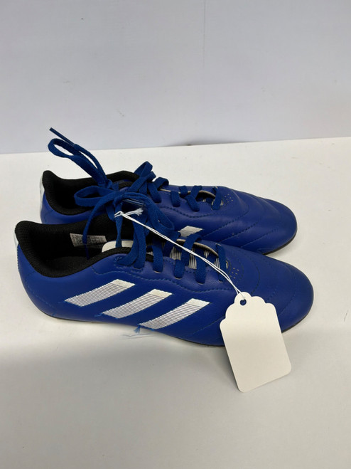 Vist Large View of Product Image Which is Used Adidas Soccer Cleats Royal Blue Junior 03