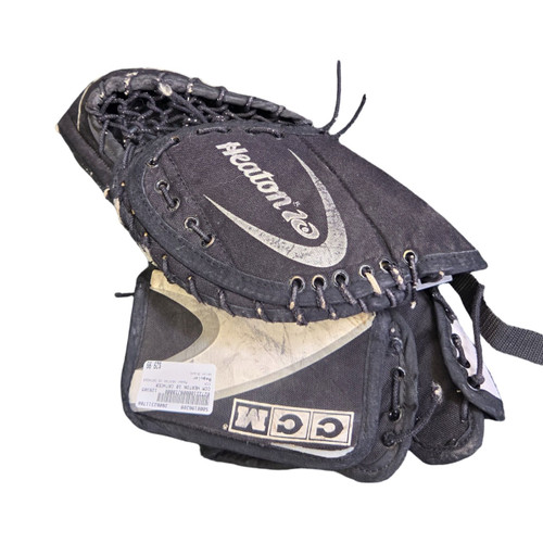 Vist Large View of Product Image Which is Used CCM HEATON 10 CATHCER Inter Goalie Catcher Black