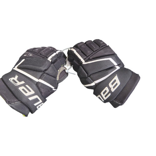 Vist Large View of Product Image Which is Used Bauer 3X PRO GLOVES SIZE 11 Junior Gloves Black 11"