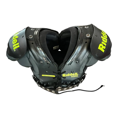 Vist Large View of Product Image Which is Used Riddell SURGE FB Shoulder Pads Black SM