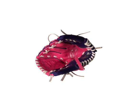 Vist Large View of Product Image Which is Used Rawlings PLAYERS SERIES BB/SB Glove T-ball Pink 10"