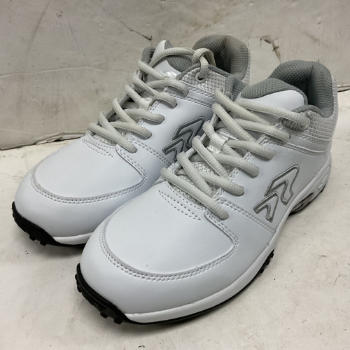 Vist Large View of Product Image Which is Used Ringor FLITE TURF BB/SB Cleats White Senior 7