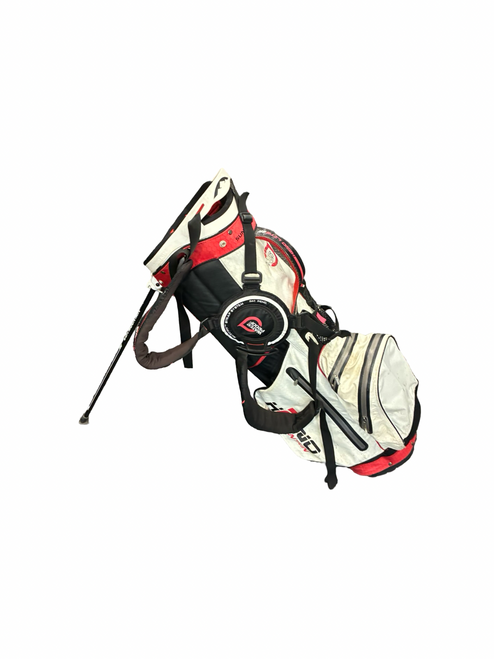 Vist Large View of Product Image Which is Used Sun Mountain 4 WAY STAND BAG Mens Stand Bag White