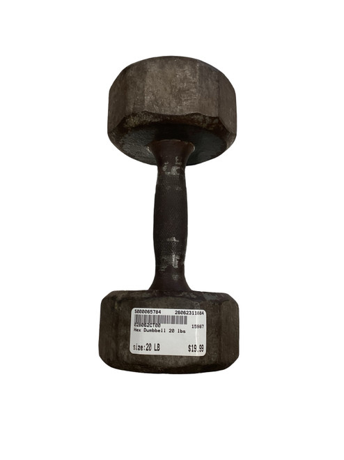 Vist Large View of Product Image Which is Used Hex Dumbbell (Each) 20 lb