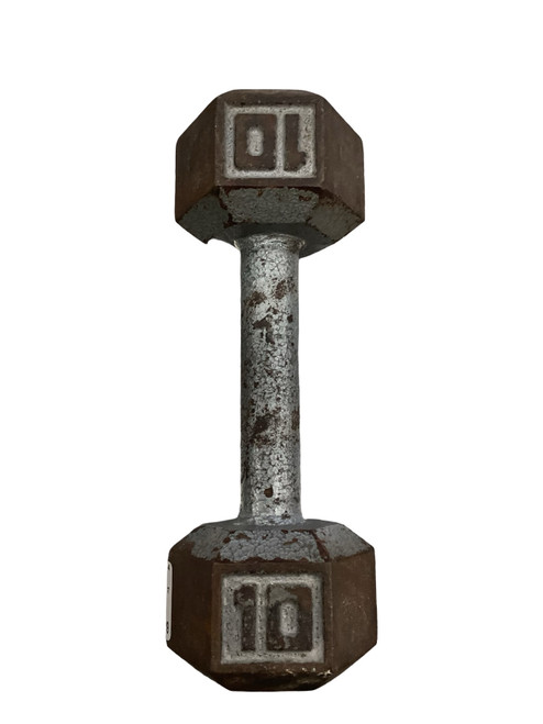 Vist Large View of Product Image Which is Used Hex Dumbbell (Each) 10 lb