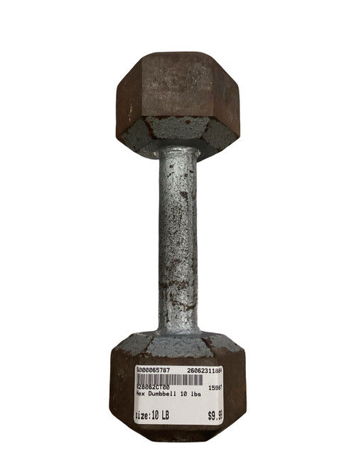 Vist Large View of Product Image Which is Used Hex Dumbbell (Each) 10 lb