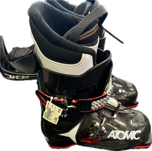 Vist Large View of Product Image Which is Used Atomic LIVEFIT80 Mens DH Ski Boot Black 265 MP - M08.5 - W09.5