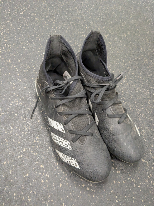 Vist Large View of Product Image Which is Used Adidas Soccer Cleats Black Junior 03.5