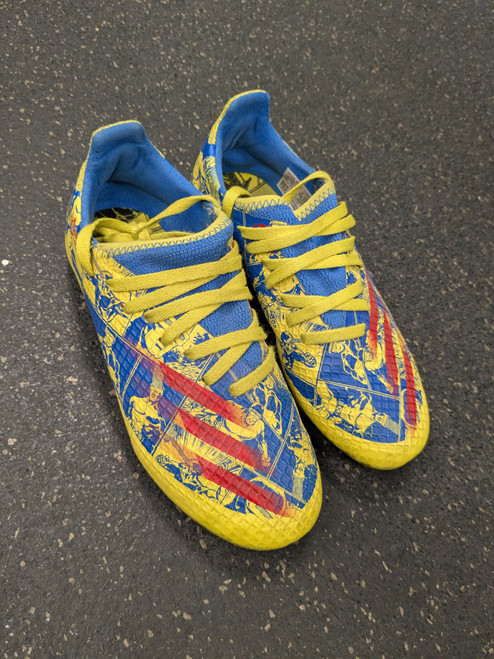 Vist Large View of Product Image Which is Used Adidas Soccer Cleats Yellow Junior 02