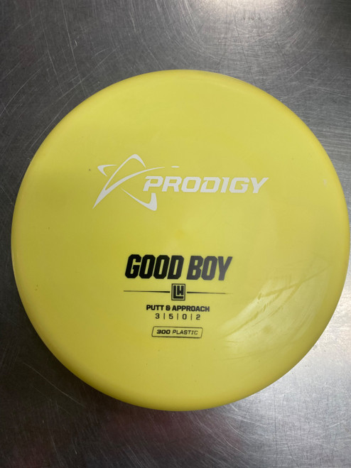 Vist Large View of Product Image Which is Used Prodigy GOOD BOY Disc Golf Putter Yellow