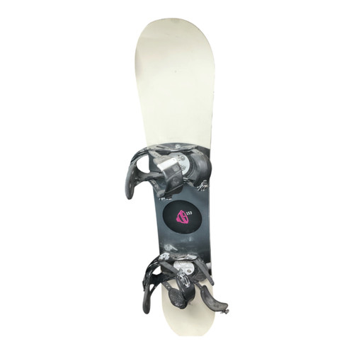 Vist Large View of Product Image Which is Used Rossignol ALIAS Mens Board/Bindings White And Grey 153 cm