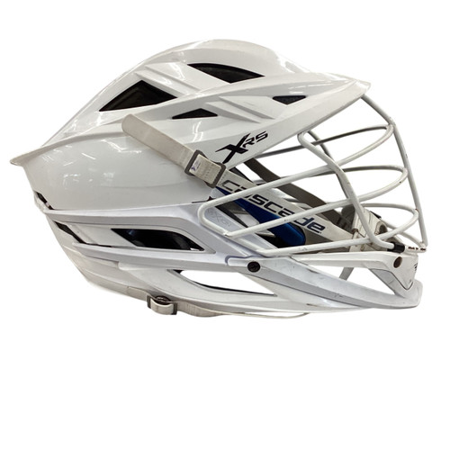 Vist Large View of Product Image Which is Used Cascade XR S Lacrosse Helmet White SM