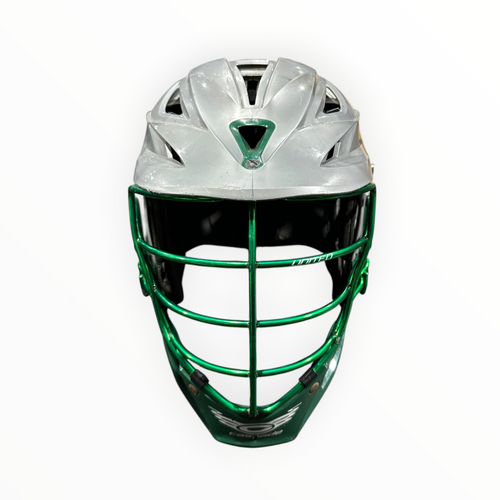 Vist Large View of Product Image Which is Used Cascade R Lacrosse Helmet Green One Size