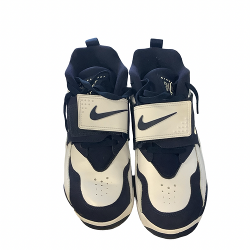 Vist Large View of Product Image Which is Used Nike DIAMOND TURF Basketball Shoes M Navy And White Senior 9