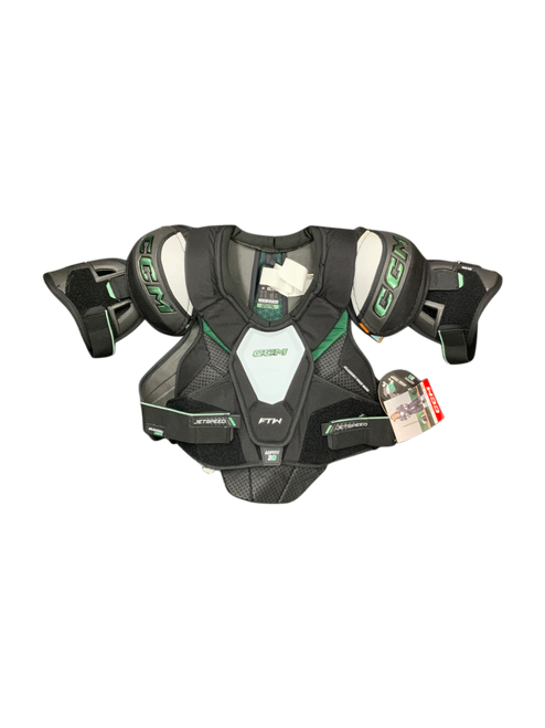 Vist Large View of Product Image Which is Used CCM JETSPEED FTW Senior Shoulder Pads LG
