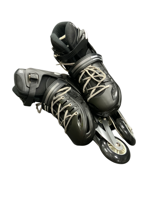 Vist Large View of Product Image Which is Used MAMMYGOL INLINE SKATES Senior Rec Fitness Skates Black Adjustable