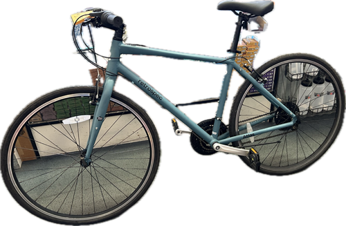 Vist Large View of Product Image Which is Used Retrospec ATLAS Hybrid/City Bike Mens Carolina Blue 54-55cm - MD Frame
