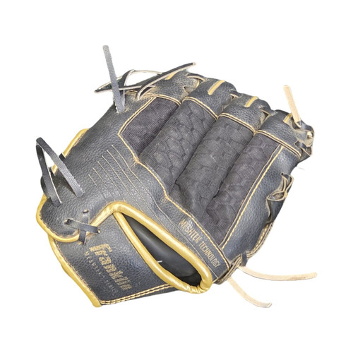 Vist Large View of Product Image Which is Used Franklin MESHTEK RHT GLOVE BB/SB Glove RH Throw Black 9 1/2"