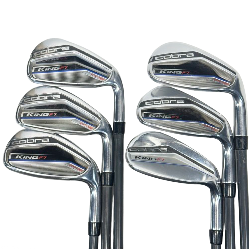 Vist Large View of Product Image Which is Used Cobra KING F7 Mens Iron Set RH 6I-GW/AW