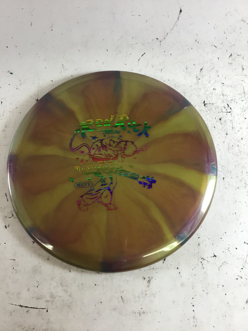 Vist Large View of Product Image Which is Used Mint SUBLIME MUSTANG Disc Golf Mid Range Orange 178g