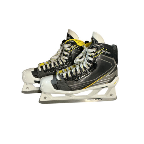 Vist Large View of Product Image Which is Used CCM SZ 8 TACKS GOALIE SKATE Senior Hockey Skate Senior 8