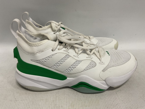 Vist Large View of Product Image Which is Used Adidas Basketball Shoes M White Senior 10