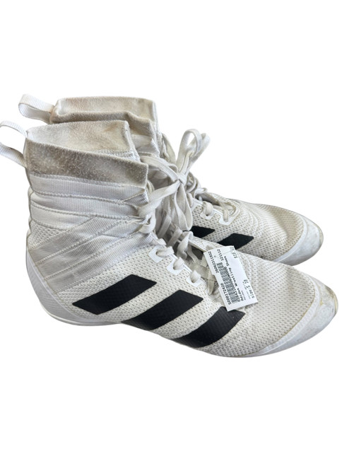 Vist Large View of Product Image Which is Used Adidas Wrestling Shoes White Senior 10