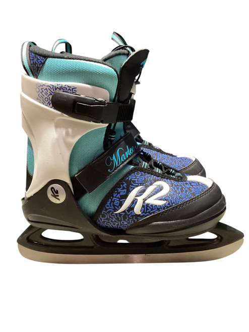 Vist Large View of Product Image Which is Used K2 MARLEE  4-8 Girls Softboot Skate Carolina Blue Adjustable