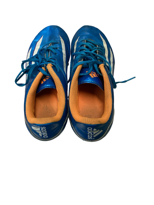 Vist Large View of Product Image Which is Used Adidas F5 Soccer Cleats Royal Blue Junior 05