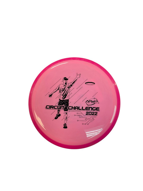 Vist Large View of Product Image Which is Used MVP NEU RHYTHM Disc Golf Driver Pink 172g