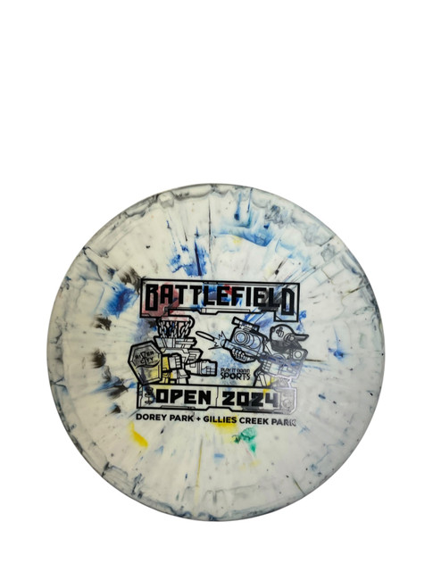 Vist Large View of Product Image Which is Used Prodigy FRACTAL PA3 Disc Golf Putter White 172g