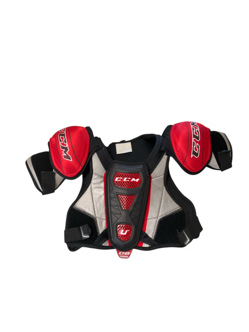 Vist Large View of Product Image Which is Used CCM U+08 Junior Shoulder Pads LG