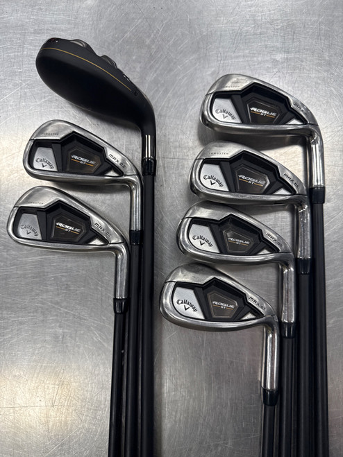 Vist Large View of Product Image Which is Used Callaway ROGUE ST MAX OS Mens Iron Set RH 5I-GW/AW