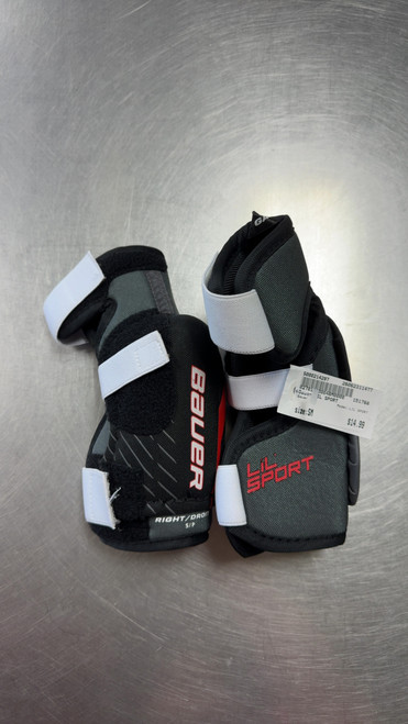 Vist Large View of Product Image Which is Used Bauer LIL SPORT Junior Elbow Pads SM