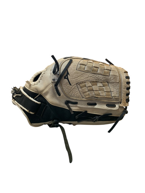 Vist Large View of Product Image Which is Used Mizuno 12.5 MIZUNO SOFTBALL GLOVE BB/SB Glove RH Throw White 12 1/2"