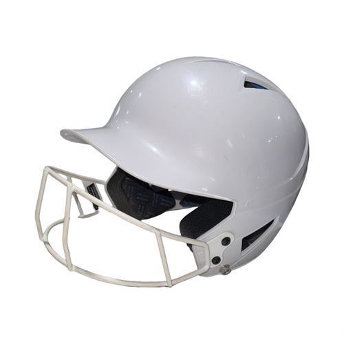 Vist Large View of Product Image Which is Used Champro HELMET Batting Helmet w/Mask White MD
